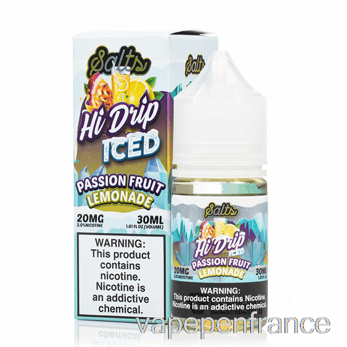 Glace à La Limonade Aux Fruits De La Passion - Sels Haute Goutte - 30 Ml 50 Mg Stylo Vape
